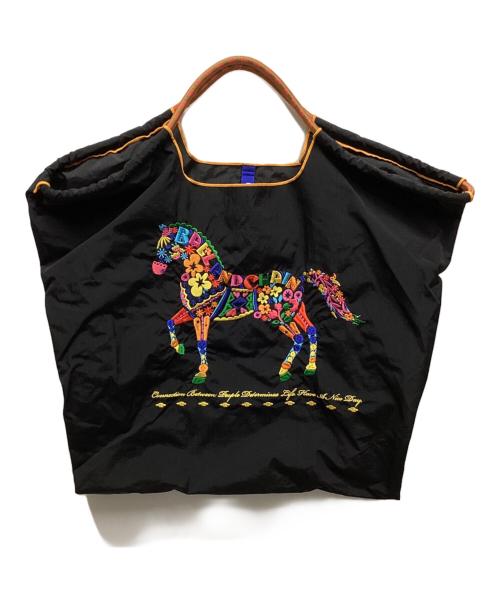 BALL & CHAIN（ボールアンドチェーン）BALL & CHAIN (ボールアンドチェーン) F.HORSEトートバッグ ブラックの古着・服飾アイテム
