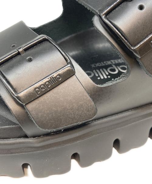 papillio（パピリオ）papillio (パピリオ) Milano Chunky Exquisite/ミラノ チャンキー エクスクイジット ブラック サイズ:24の古着・服飾アイテム