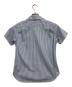 COMME des GARCONS SHIRT (コムデギャルソンシャツ) レース切り替えラウンドカラーシャツ ブルー サイズ:XS：6000円