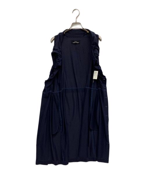 JUNYA WATANABE COMME des GARCONS（(ジュンヤワタナベ コムデギャルソン）JUNYA WATANABE COMME des GARCONS ((ジュンヤワタナベ コムデギャルソン) シャーリングワンピース ブラック サイズ:Ｓの古着・服飾アイテム