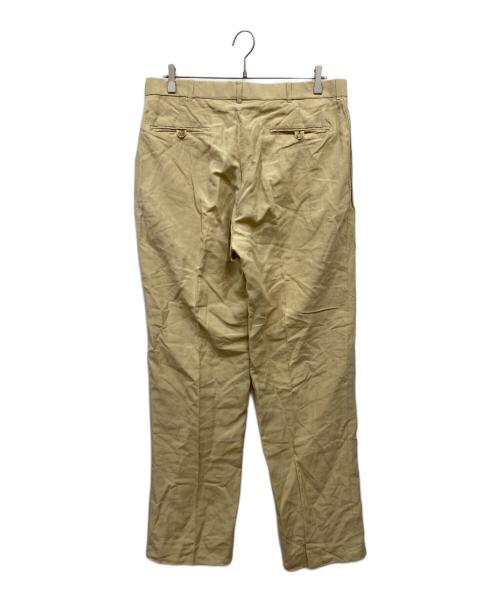 POLO RALPH LAUREN（ポロ・ラルフローレン）POLO RALPH LAUREN (ポロ・ラルフローレン) リネンシルク混トラウザーズパンツ ベージュ サイズ: W35×L32の古着・服飾アイテム