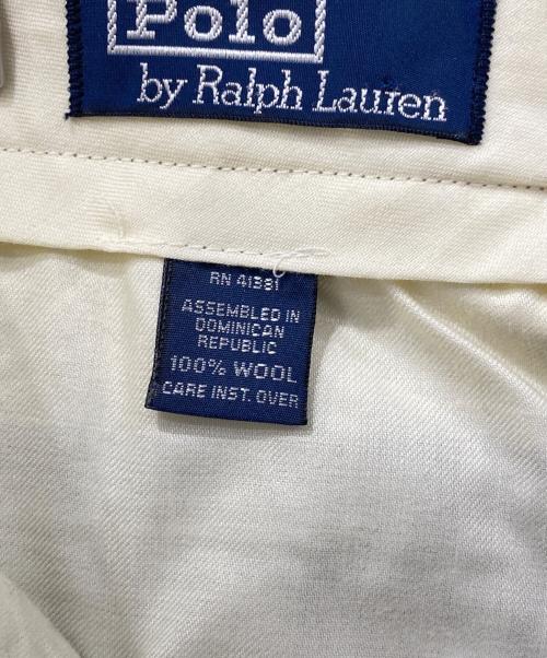 POLO RALPH LAUREN（ポロ・ラルフローレン）POLO RALPH LAUREN (ポロ・ラルフローレン) 2タックパンツ ブラウン サイズ:91cm ( W36 )の古着・服飾アイテム