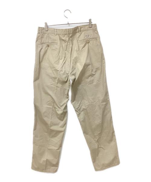 POLO RALPH LAUREN（ポロ・ラルフローレン）POLO RALPH LAUREN (ポロ・ラルフローレン) タックパンツ ベージュ サイズ:36/32の古着・服飾アイテム