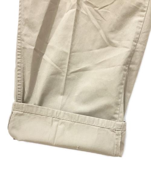 POLO RALPH LAUREN（ポロ・ラルフローレン）POLO RALPH LAUREN (ポロ・ラルフローレン) タックパンツ ベージュ サイズ:36/32の古着・服飾アイテム