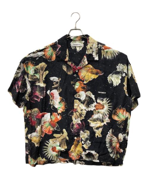 TIGHTBOOTH PRODUCTION（タイトブースプロダクション）TIGHTBOOTH PRODUCTION (タイトブースプロダクション) FISH CAMO ALOHA ブラック サイズ:SIZE Lの古着・服飾アイテム