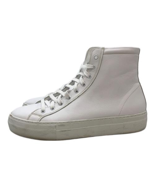 PELLICO SUNNY（ペリーコサニー）PELLICO SUNNY (ペリーコサニー) サイドジップ ハイカットスニーカー ホワイト サイズ:SIZE 42の古着・服飾アイテム
