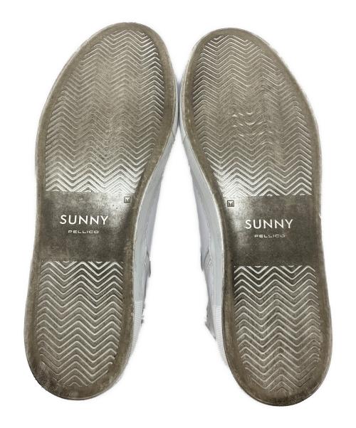 PELLICO SUNNY（ペリーコサニー）PELLICO SUNNY (ペリーコサニー) サイドジップ ハイカットスニーカー ホワイト サイズ:SIZE 42の古着・服飾アイテム