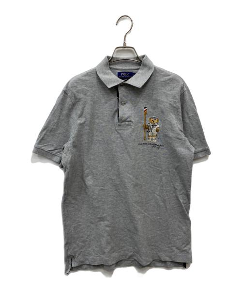 POLO RALPH LAUREN（ポロ・ラルフローレン）POLO RALPH LAUREN (ポロ・ラルフローレン) ポロベア ポロシャツ グレー サイズ:Sの古着・服飾アイテム