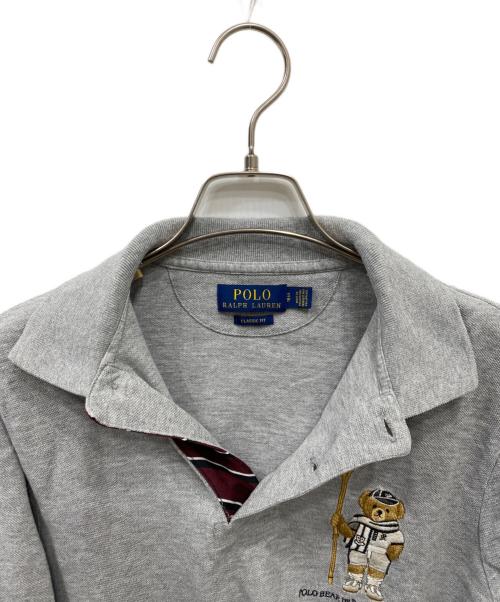 POLO RALPH LAUREN（ポロ・ラルフローレン）POLO RALPH LAUREN (ポロ・ラルフローレン) ポロベア ポロシャツ グレー サイズ:Sの古着・服飾アイテム