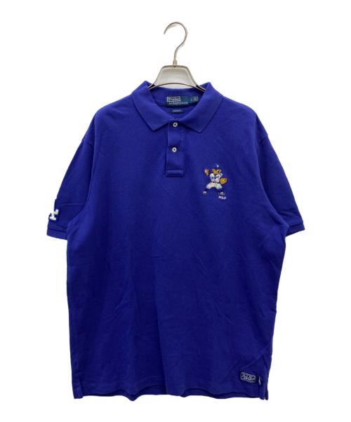 POLO RALPH LAUREN（ポロ・ラルフローレン）POLO RALPH LAUREN (ポロ・ラルフローレン) ドジャース ポロベア ポロシャツ ブルー サイズ:Lの古着・服飾アイテム