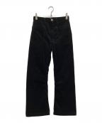 THE SHINZONEザ シンゾーン）の古着「CORDUROY MARINE PANTS」｜ブラック