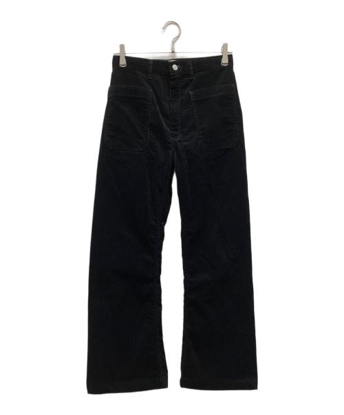 THE SHINZONE（ザ シンゾーン）THE SHINZONE (ザ シンゾーン) CORDUROY MARINE PANTS ブラック サイズ:34の古着・服飾アイテム