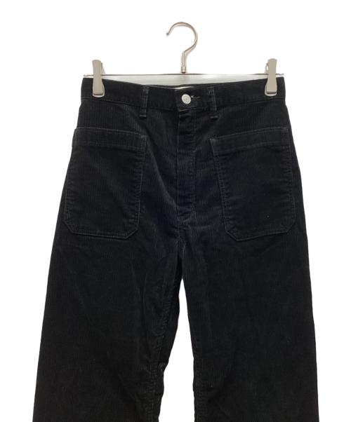THE SHINZONE（ザ シンゾーン）THE SHINZONE (ザ シンゾーン) CORDUROY MARINE PANTS ブラック サイズ:34の古着・服飾アイテム