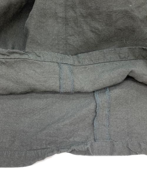 nest Robe（ネストローブ）nest Robe (ネストローブ) ブラックリネンバックVネックノースリーブワンピース ブラック サイズ:freeの古着・服飾アイテム