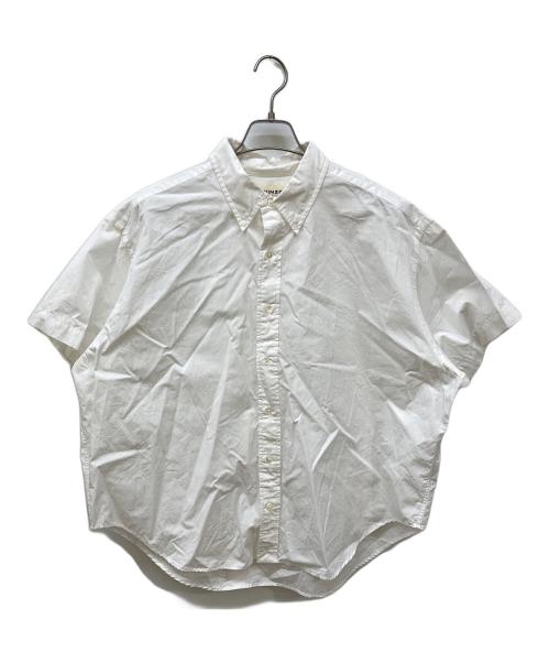 THE SHINZONE（ザ シンゾーン）THE SHINZONE (ザ シンゾーン) HALF SLEEVE DADDY SHIRT ホワイト サイズ: FOの古着・服飾アイテム