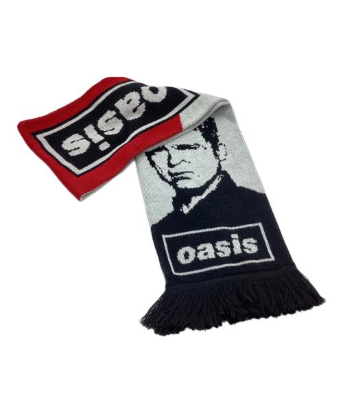 oasis（オアシス）oasis (オアシス) Oasis Live '25 フットボールスカーフ ブラックの古着・服飾アイテム