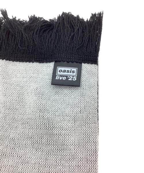 oasis（オアシス）oasis (オアシス) Oasis Live '25 フットボールスカーフ ブラックの古着・服飾アイテム