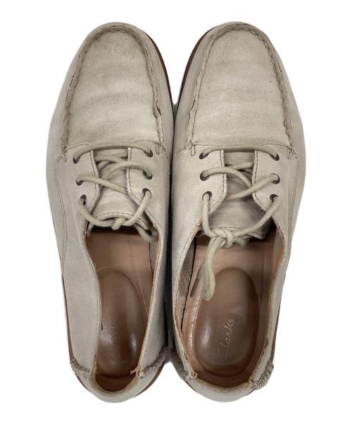 CLARKS（クラークス）CLARKS (クラークス) レースアップシューズ ベージュ サイズ:27の古着・服飾アイテム