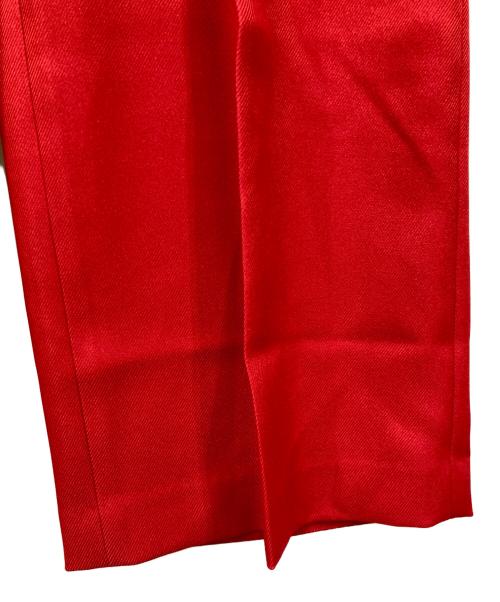 ANAYI（アナイ）ANAYI (アナイ) ブライトツイルタックセーラーパンツ レッド サイズ:SIZE 36 未使用品の古着・服飾アイテム