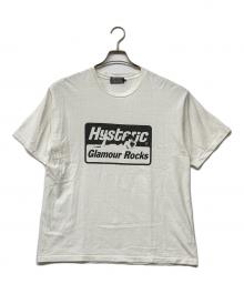 Hysteric Glamour（ヒステリックグラマー）の古着「GLAMOUR ROCKS TシャツＬ/グラマーロックスＴシャツ」｜ホワイト