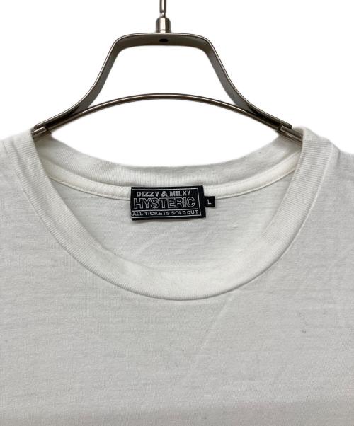 Hysteric Glamour（ヒステリックグラマー）Hysteric Glamour (ヒステリックグラマー) GLAMOUR ROCKS TシャツＬ/グラマーロックスＴシャツ ホワイト サイズ:Ｌの古着・服飾アイテム