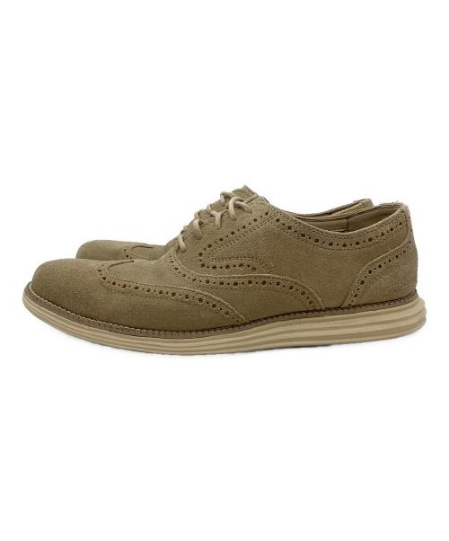 COLE HAAN（コールハーン）COLE HAAN (コールハーン) OriginalGrand Wingtip Oxford ベージュ サイズ:US 8の古着・服飾アイテム