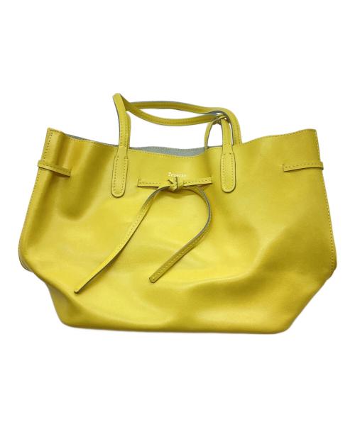 repetto（レペット）repetto (レペット) ポーチ付トートバッグ イエローの古着・服飾アイテム