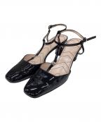 GUCCIグッチ）の古着「ストラップサンダル」｜ブラック