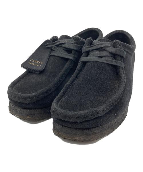 CLARKS（クラークス）CLARKS (クラークス) ワラビーシューズ ブラック サイズ:SIZE 4の古着・服飾アイテム