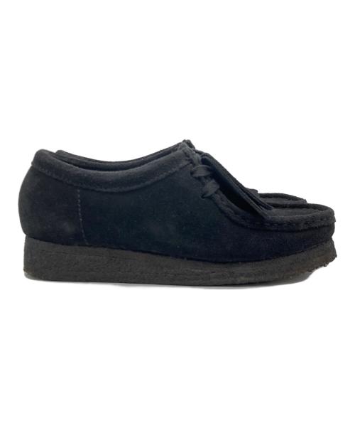 CLARKS（クラークス）CLARKS (クラークス) ワラビーシューズ ブラック サイズ:SIZE 4の古着・服飾アイテム