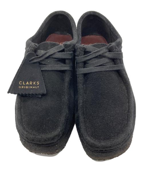 CLARKS（クラークス）CLARKS (クラークス) ワラビーシューズ ブラック サイズ:SIZE 4の古着・服飾アイテム