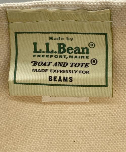 L.L.Bean（エルエルビーン）L.L.Bean (エルエルビーン) BEAMS (ビームス) DEEP BOTTOM BOAT&TOTE アイボリーの古着・服飾アイテム