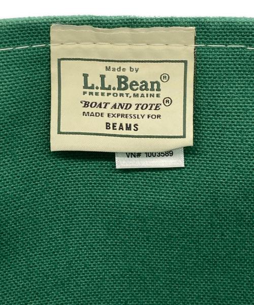 L.L.Bean（エルエルビーン）L.L.Bean (エルエルビーン) BEAMS (ビームス) DEEP BOTTOM BOAT&TOTE グリーンの古着・服飾アイテム