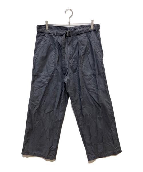 JOURNAL STANDARD（ジャーナルスタンダード）JOURNAL STANDARD (ジャーナルスタンダード) コットン リネン ベルテッド ワイド カット ベイカー パンツ チャコールグレー サイズ:Ⅼの古着・服飾アイテム