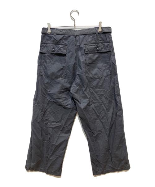 JOURNAL STANDARD（ジャーナルスタンダード）JOURNAL STANDARD (ジャーナルスタンダード) コットン リネン ベルテッド ワイド カット ベイカー パンツ チャコールグレー サイズ:Ⅼの古着・服飾アイテム