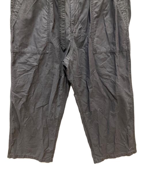 JOURNAL STANDARD（ジャーナルスタンダード）JOURNAL STANDARD (ジャーナルスタンダード) コットン リネン ベルテッド ワイド カット ベイカー パンツ チャコールグレー サイズ:Ⅼの古着・服飾アイテム