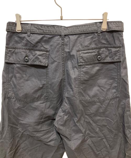 JOURNAL STANDARD（ジャーナルスタンダード）JOURNAL STANDARD (ジャーナルスタンダード) コットン リネン ベルテッド ワイド カット ベイカー パンツ チャコールグレー サイズ:Ⅼの古着・服飾アイテム