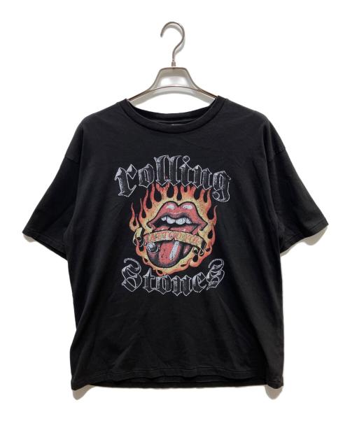 JOURNAL STANDARD relume（ジャーナルスタンダード レリューム）JOURNAL STANDARD relume (ジャーナルスタンダード レリューム) ROLLING STONES (ローリングストーンズ) 別注 ヴィンテージ加工 プリントTシャツ ブラック サイズ:Ⅼ 未使用品の古着・服飾アイテム