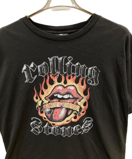 JOURNAL STANDARD relume（ジャーナルスタンダード レリューム）JOURNAL STANDARD relume (ジャーナルスタンダード レリューム) ROLLING STONES (ローリングストーンズ) 別注 ヴィンテージ加工 プリントTシャツ ブラック サイズ:Ⅼ 未使用品の古着・服飾アイテム