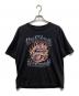 JOURNAL STANDARD relume（ジャーナルスタンダード レリューム）の古着「別注 ヴィンテージ加工 プリントTシャツ」｜ブラック