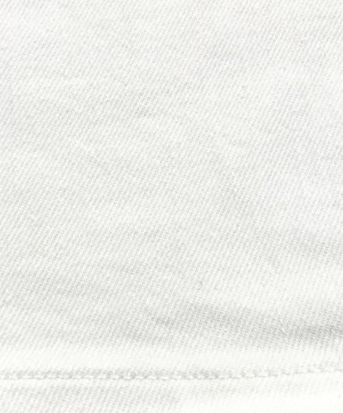EVERYDAY I LIKE.（エヴリデイ アイ ライク）EVERYDAY I LIKE. (エヴリデイ アイ ライク) White Tuck Buggy Denim/デニムパンツ ホワイト サイズ:34の古着・服飾アイテム