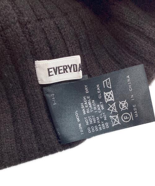 EVERYDAY I LIKE.（エヴリデイ アイ ライク）EVERYDAY I LIKE. (エヴリデイ アイ ライク) ニット帽 ブラウン サイズ:表記無しの古着・服飾アイテム