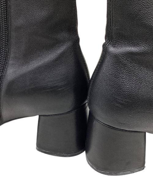 nouer（ヌエール）nouer (ヌエール) ショートブーツ ブラック サイズ:38の古着・服飾アイテム