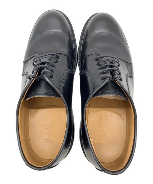 schonheit（ショーンハイト）schonheit (ショーンハイト) 外羽根プレーントウシューズ ブラック サイズ:24Eの古着・服飾アイテム
