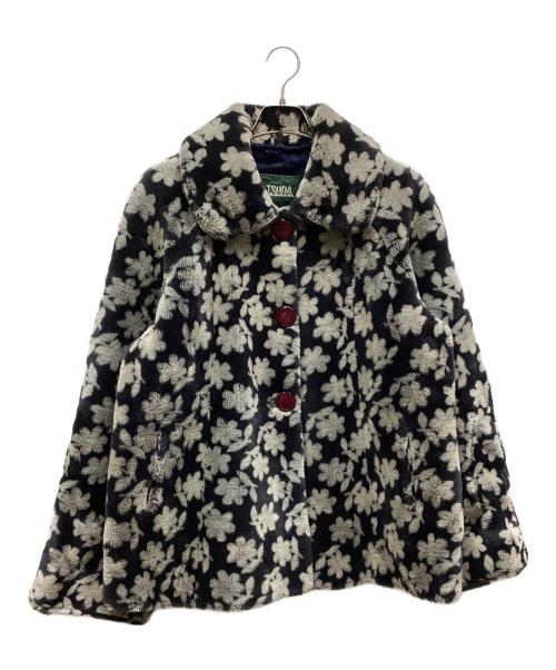 Sun Rascal TSUDA（サンラジカルツダ）Sun Rascal TSUDA (サンラジカルツダ) フェイクファーコート ブラック サイズ:表記なしの古着・服飾アイテム