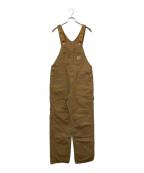 Carhartt WIPカーハート ワーク イン プログレス）の古着「オーバーオール」｜ブラウン