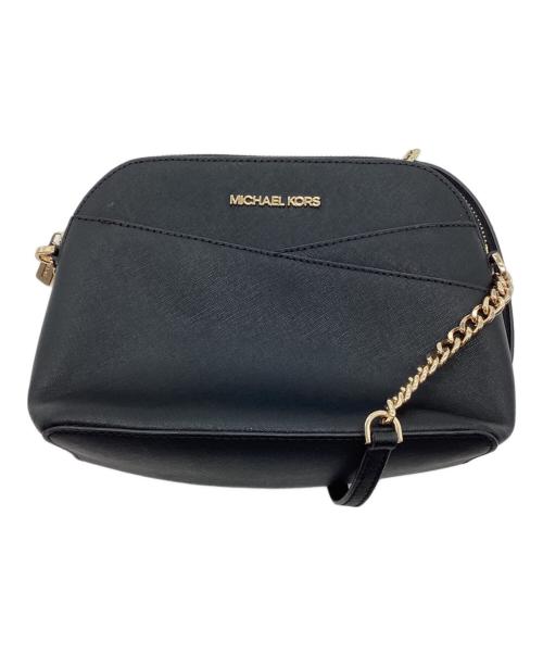 MICHAEL KORS（マイケルコース）MICHAEL KORS (マイケルコース) チェーンショルダーバッグ ブラックの古着・服飾アイテム
