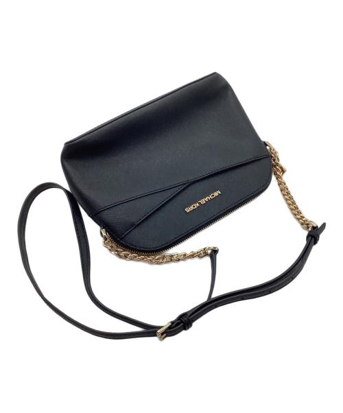 MICHAEL KORS（マイケルコース）MICHAEL KORS (マイケルコース) チェーンショルダーバッグ ブラックの古着・服飾アイテム