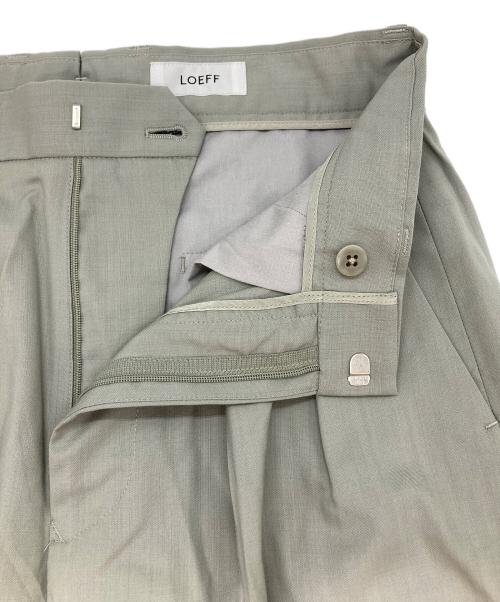 LOEFF（ロエフ）LOEFF (ロエフ) ウールトロバギートラウザーパンツ グリーン サイズ:1の古着・服飾アイテム