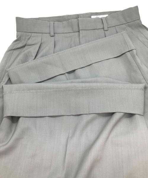 LOEFF（ロエフ）LOEFF (ロエフ) ウールトロバギートラウザーパンツ グリーン サイズ:1の古着・服飾アイテム